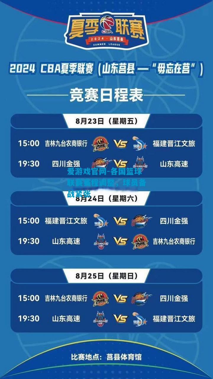 各国篮球联赛赛程调整，球员备战紧张
