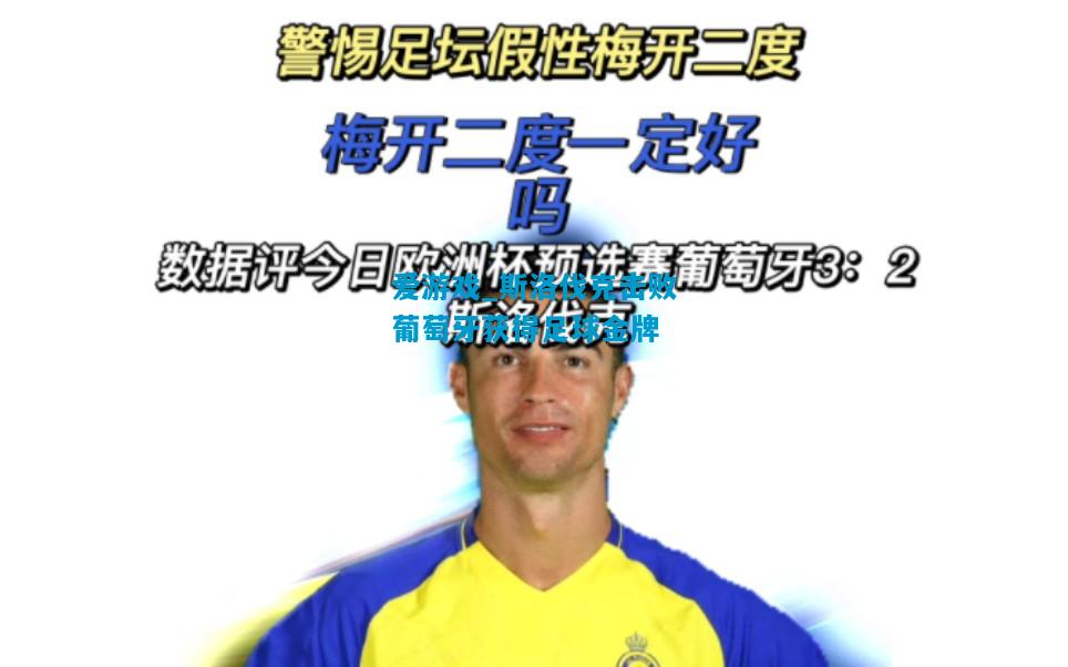 爱游戏_斯洛伐克击败葡萄牙获得足球金牌